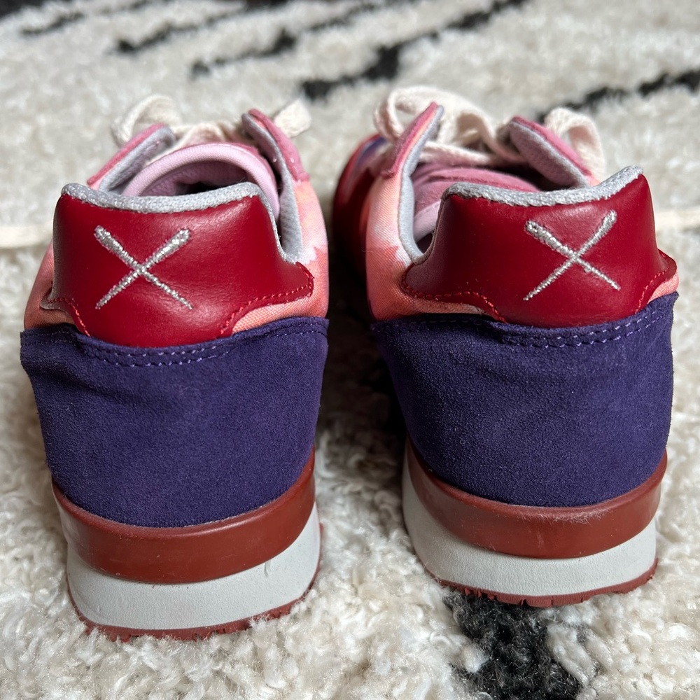 inkkas Women’s Multicolor Red Pink Purple Sneakers - Picture 5 of 9